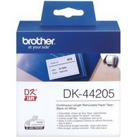 Brother Endlosetiketten 'DK-44205' weiß 62 mm x 30,48 m