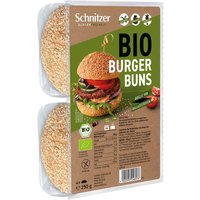 Schnitzer Bio-Burgerbrötchen zum Aufbacken, 4er-Pack, glutenfrei, 250 g