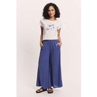tranquillo Damen-Culotte "Paulaa" aus Crinkle-Viskose, indigo blue, Gr. 38