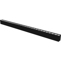REV LED-Aufbauleuchte mit Raster, 120 cm, 3.040 lm, Aluminium, schwarz