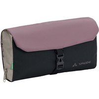 VAUDE Kulturbeutel "WegaWrap" mit Wickelverschluss, black/purple ash – Ansicht 1