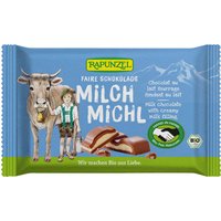 RAPUNZEL Bio-Schokolade mit Milchfüllung "Milch Michl", 100 g