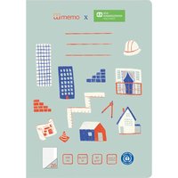 memo x SOS-Kinderdörfer weltweit Schulheft DIN A4, 16 Blatt, Lin. 26 – Ansicht 1