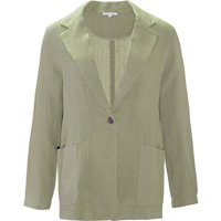 Living Crafts Damen-Jacke 'TOKESSA' mit Vordertaschen, sage, Gr. 40 – Ansicht 1
