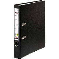 25 Falken Ordner "Vegan", mit Einsteckschild, 240 g/m², DIN A4, RB 50 mm, schwarz