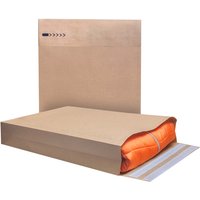 Bong 100 Versandtaschen 'e-Green' 570x450x100 mm, 2xHK, braun 110 g/m² – Ansicht 1