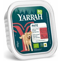 YARRAH Bio-Nassfutter für ausgewachsene Hunde, Rind, getreidefrei, 150 g