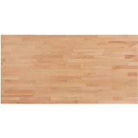 Tischplatte Buche massiv, 100x60 cm, Stärke 20 mm, geölt – Ansicht 1