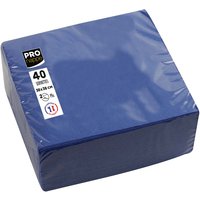 40 ProNappe Servietten 38 x 38 cm, marineblau