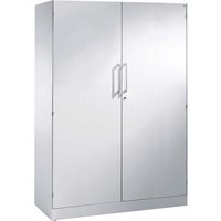 Flügeltürenschrank "CONTACT", Höhe 163,5 cm (BxT) 120 x 43,5, silber
