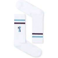 GREENBOMB Bio-Tennissocken 'Mocca', white, Gr. 37/40