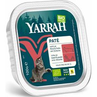 YARRAH Bio-Katzen-Nassfutter, Rind, getreidefrei, 100 g