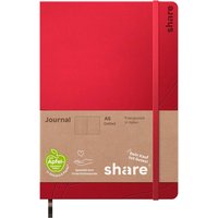 share Notizbuch DIN A5 punktkariert, rot