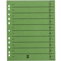 50 Trennblätter grün, 230 g/m²
