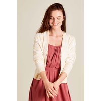 tranquillo Bio-Damen-Strickjacke mit V-Ausschnitt, soft white, Gr. L – Ansicht 1