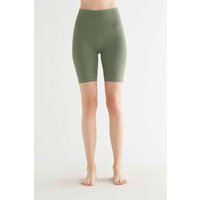 TRUE NORTH Bio-Damen-Sport-Short, grün, Gr. XS