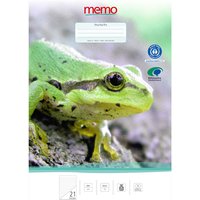 memo Schulheft A4 Nr. 21 lin. ohne Rand