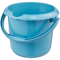 keeeper Eimer "Mika Eco Line" mit Ausguss, Skala und Griff, Ø 24 cm, 5 l, blau