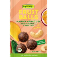 RAPUNZEL Bio-Fruchtkugeln Mango-Maracuja und Cashew, Fruit Balls, 49 g