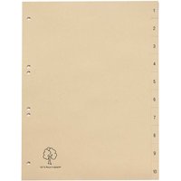 Register aus Tauenpapier 1-10, DIN A4 – Ansicht 1