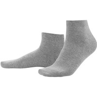 2er-Pack Living Crafts Bio-Herren-Socken "Curt", stone grey, Gr. 43-46