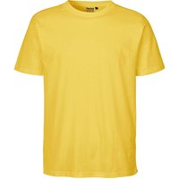 Neutral Bio-Unisex-T-Shirt mit Rundhalsausschnitt, yellow, Gr. L – Ansicht 1