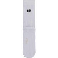 MELA Bio-Socken "Hi", gerippt, weiß, Gr. 35/38 – Ansicht 1