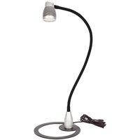 Bauer & Böcker LED-Tischleuchte "Satellite" meteorite/silver