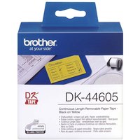 Brother Endlosetiketten "DK-44605" gelb 62 mm x 30,48 m