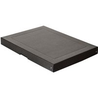 5 Falken Aufbewahrungsboxen "PureBox", 1200 g/m², DIN A3, 4 cm Höhe, schwarz