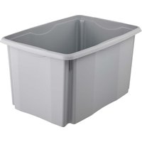 keeeper Aufbewahrungsbox "Emil Eco Line" 54,5 x 39 x 29, 5 cm, 45 l, grau – Ansicht 1