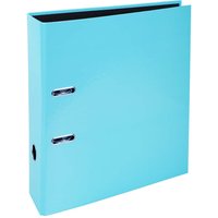 10 Exacompta Ordner "Aquarel" mit Prem'Touch-Mechanik, DIN A4, pastellblau, RB 80 mm – Ansicht 1