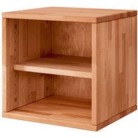 TPT Regalwürfel "BuxingHome" mit Einlegeboden, Kernbuche massiv, B 38 x T 35 x H 38 cm – Ansicht 1