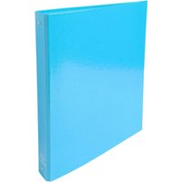 10 Exacompta Ringbücher "Iderama" aus kaschiertem Karton, DIN A4, 4 Ringe, hellblau