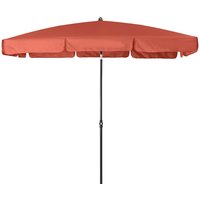 doppler Sonnenschirm "SUNLINE NEO WATERPROOF" 225 x 120 cm, mit Tasche, terracotta
