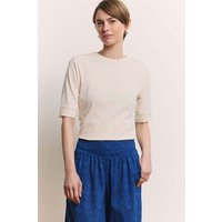 tranquillo Bio-Damen-T-Shirt "Lottee" mit Rundhalsausschnitt, white, Gr. M