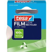 tesafilm "CLEAR RECYCLED" 1 Rolle, 19 mm x 33 m