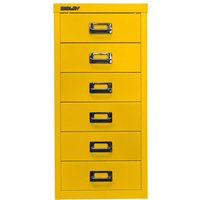 Schubladenschrank 6 Schübe, DIN A4 gelb – Ansicht 1