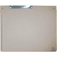 25 Exacompta Hängehefter, 320 g/m², mit 2 Abheftvorrichtungen, grau