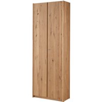 Schrank "buxing 3.0" mit 2 langen Türen, B 80 cm x T 36 cm x H 222 cm, Wildeiche