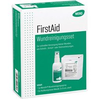 WERO Wundreinigungsset "First Aid" mit Werolin und Mullkompressen