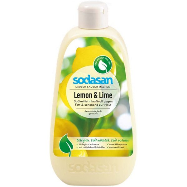 Sodasan Spülmittel "Lemon und Lime", 500 ml