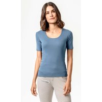 Living Crafts Bio-Damen-Schlafshirt "ROOS" mit Rundhalsausschnitt, seaside, Gr. M – Ansicht 1