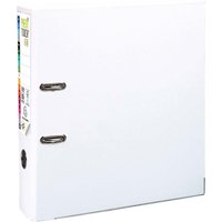 10 Exacompta Premium-Ordner "Prem'Touch", DIN A4 Maxi, weiß, RB 80 mm