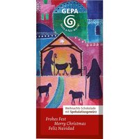 GEPA Bio-Weihnachtsschokolade mit Spekulatiusgewürz, 40 g
