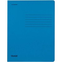 Falken Einschlagmappe mit 3 Klappen 320g/m² blau – Ansicht 1