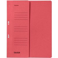 Falken Ösenhefter mit halbem Deckel 250g/m² rot – Ansicht 1
