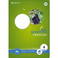 Staufen Schulheft "green" DIN A4, 90g/m², Lin. 4, 16 Blatt
