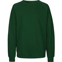 Neutral Bio-Unisex-Sweatshirt mit Rundhalsausschnitt, bottle green, Gr. M