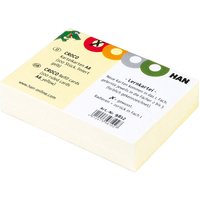 HAN Karteikarten für "CROCO" DIN A8 quer, liniert, gelb – Ansicht 1